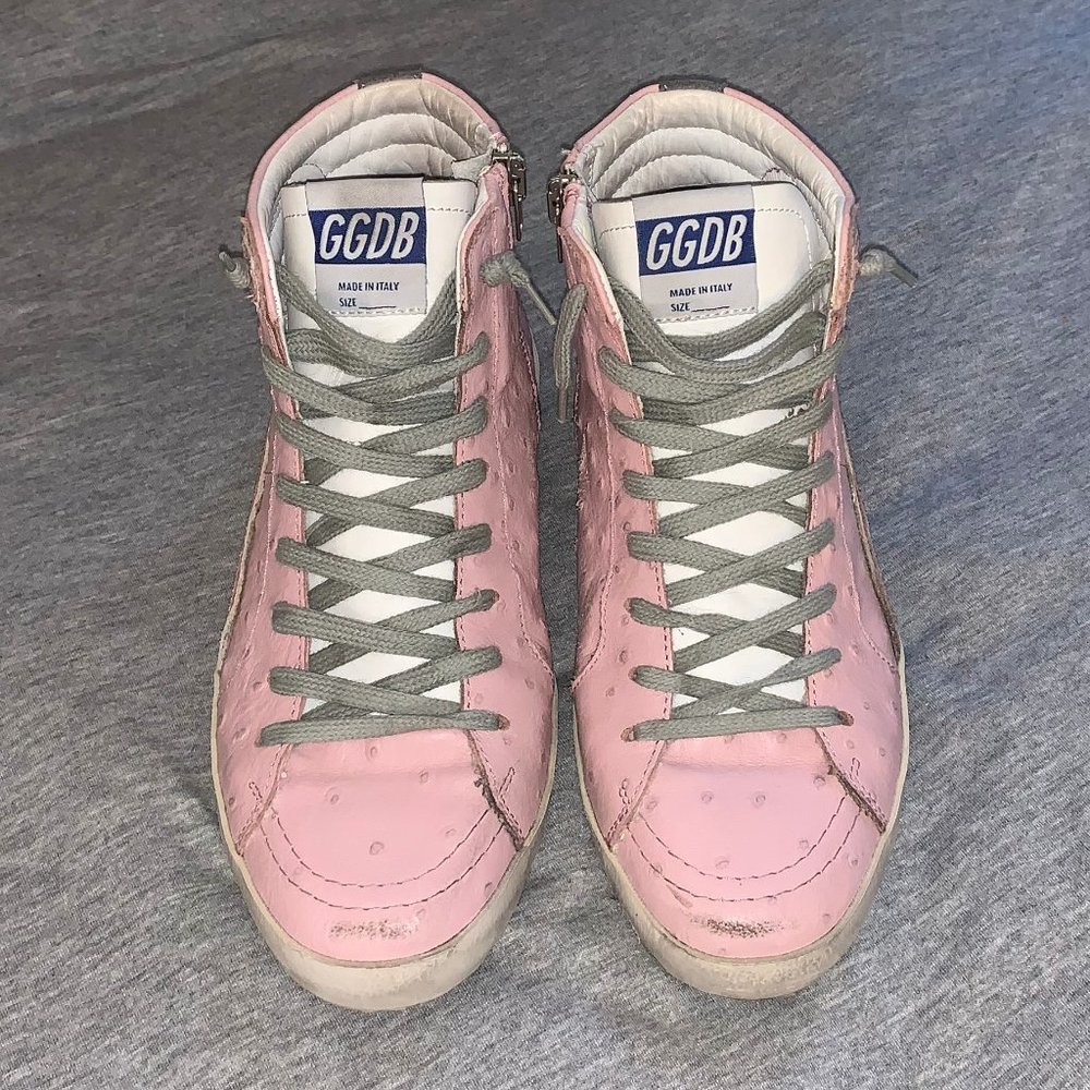 Golden Goose pink high top sneakers - Picture 2 of 16